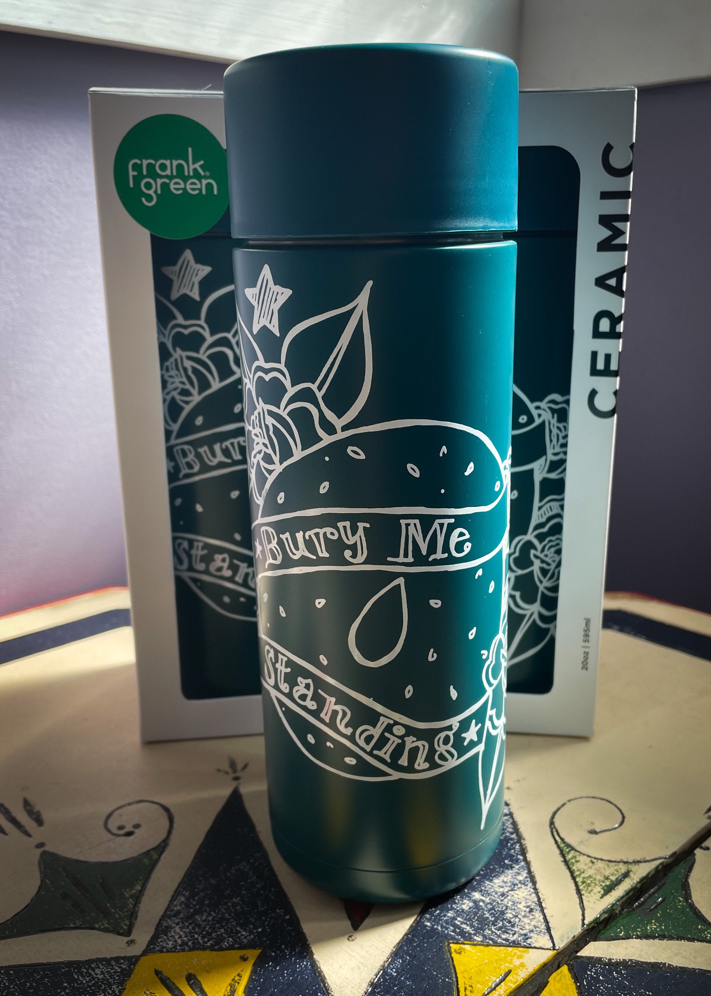 Frank Green x Bury Me Standing 20oz Ceramic Thermos